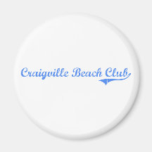 Craigville Beach Club Massachusetts Classic Design Refrigerator Magnet