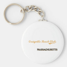 Craigville Beach Club Massachusetts Classic Keychains