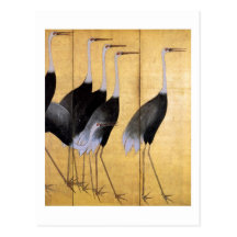 Crane, Ogata Kōrin Fine Art Postcard