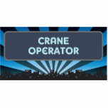 Crane Operator Marquee photo sculptures