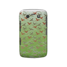 Crane Pattern Blackberry Bold Case