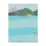 Cranes and the Sea 3 - Postcard