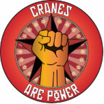 Cranes Are Power photo sculptures