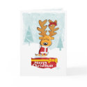 Cranky christmas dog cards