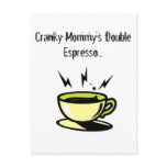 Cranky Mummy's Doubler Espresso Soccer Post-card