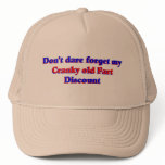 Cranky old fart discount hats