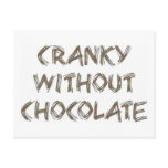 Cranky without Chocolate postcards