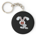 cranky yelling rabbit keychains