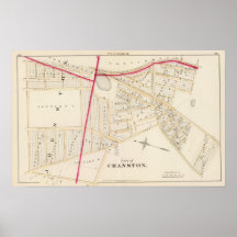 Cranston  Johnston Rhode Island Poster