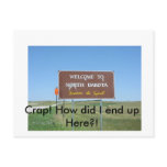 Crap! North Dakota Postcard