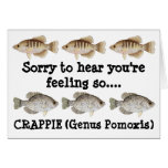 Crappie Get Well Card