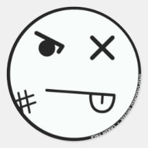 Crash Face #1 Sticker