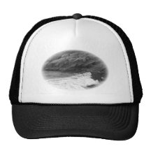 Crash of waves trucker hat