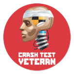 Crash Test Veteran Sticker