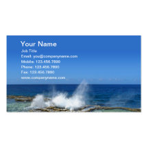 Crashing Waves Business Card Templates