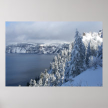 Crater Lake Mountains 7 Poster