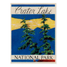 Crater Lake National Park Post Card