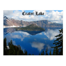 Crater Lake Oregon postcard