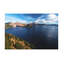 Crater Lake Overlook Stretched Canvas Prints