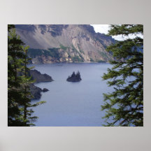 Crater lake print