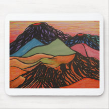 cratered landscape mousepad
