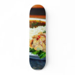 Crawfish At The Rivers Edge skateboards