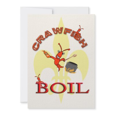 Crawfish Boil Party Invitation