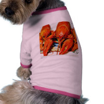 Crawfish Crawdads Craytfish Dog T Shirt