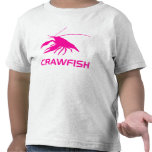 crawfish's silhouette (Pink) シャツ