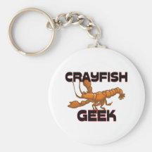 Crayfish Geek Keychain