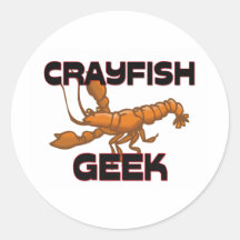 Crayfish Geek Stickers