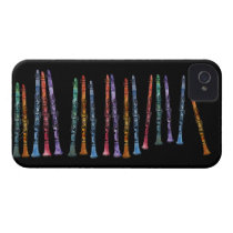 Crayon Clarinet Band Iphone 4 Case-mate Case