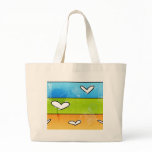 Crayon Hearts Canvas Bags