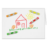 Crayon House cards