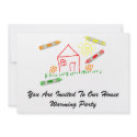 Crayon House, You Are Invited To Our House Warm... invitations