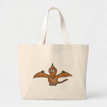 Crayon Pterodactyl Dinosaur Collection Tote Bags