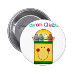 Crayon Queen Button