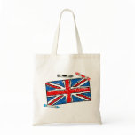 Crayon Union Jack Canvas Bag