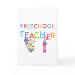 Crayons Preschool Teacher Tshirts and Gifts cards