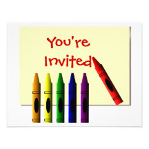 Crayons You're Invited