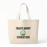 Crazy About Cockatoos Canvas Bag