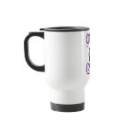 Crazy about Coffee purple Travel Mug