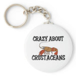 Crazy About Crustaceans Keychain