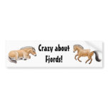 Crazy About Fjords Bumper Sticker