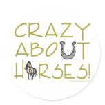Crazy About Horses stickers