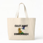 Crazy About Hummingbirds Tote Bags
