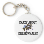 Crazy About Killer Whales keychains