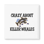 Crazy About Killer Whales magnets