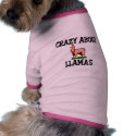 Crazy About Llamas pet clothing