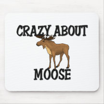 Crazy About Moose Mousemats